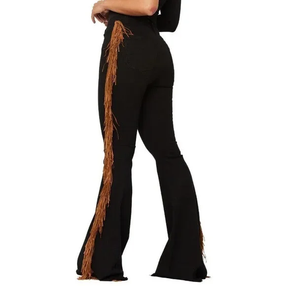 Fringe Bell Bottom - Picture 2 of 5